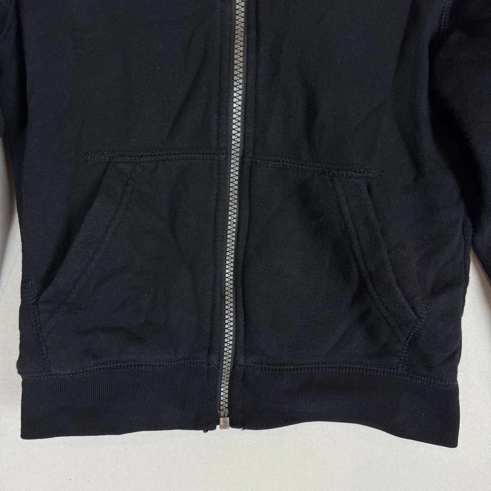 The Children's Place Hoodie Sweatshirt Kids 5T‎ Black Full Zip Fleece Pockets